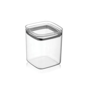 BOX DE ALMACENAMIENTO CUADRADO APILABLES 1 LT