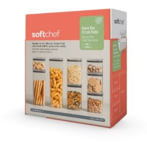 SET DE PORTA ALIMENTOS CUADRADO 4 PIEZAS