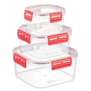 SET CUADRADO PORTA ALIMENTOS 3 PIEZAS