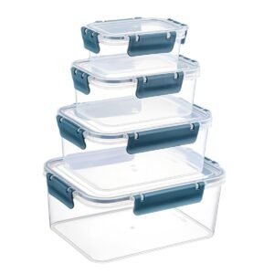 SET RECTANGULAR PORTA ALIMENTOS CLARA 3 PIEZAS